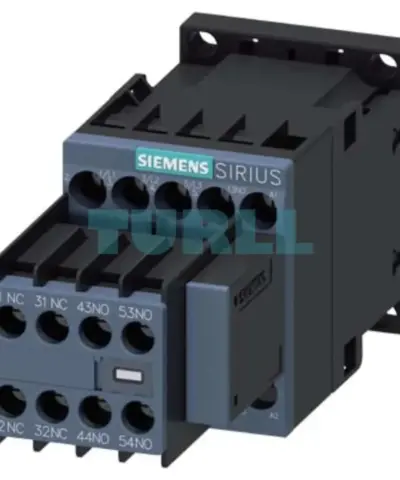 Siemens 3RT2016-1CG67 SIRIUS Power Contactor 9A, 4kW, 100V AC with 3NO+2NC Auxiliary Contacts