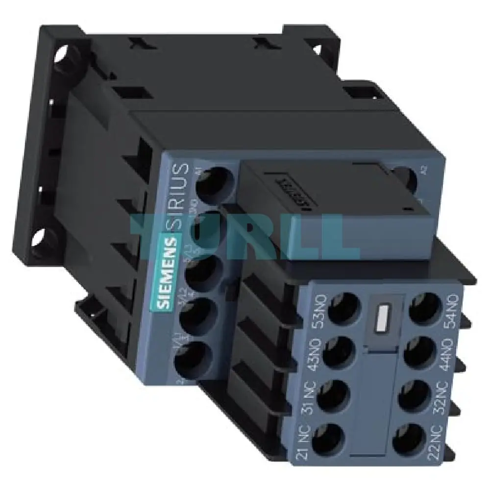 Siemens 3RT2016-1CP07 SIRIUS 3RT2 Power Contactor 9 A, 4 kW, 230 V AC, 3NO+2NC Auxiliary Contacts, Screw Terminal, Size S00 Original Brand New 2 Siemens 3RT2016-1CP07 SIRIUS 3RT2 Power Contactor 9 A, 4 kW, 230 V AC, 3NO+2NC Auxiliary Contacts, Screw Terminal, Size S00