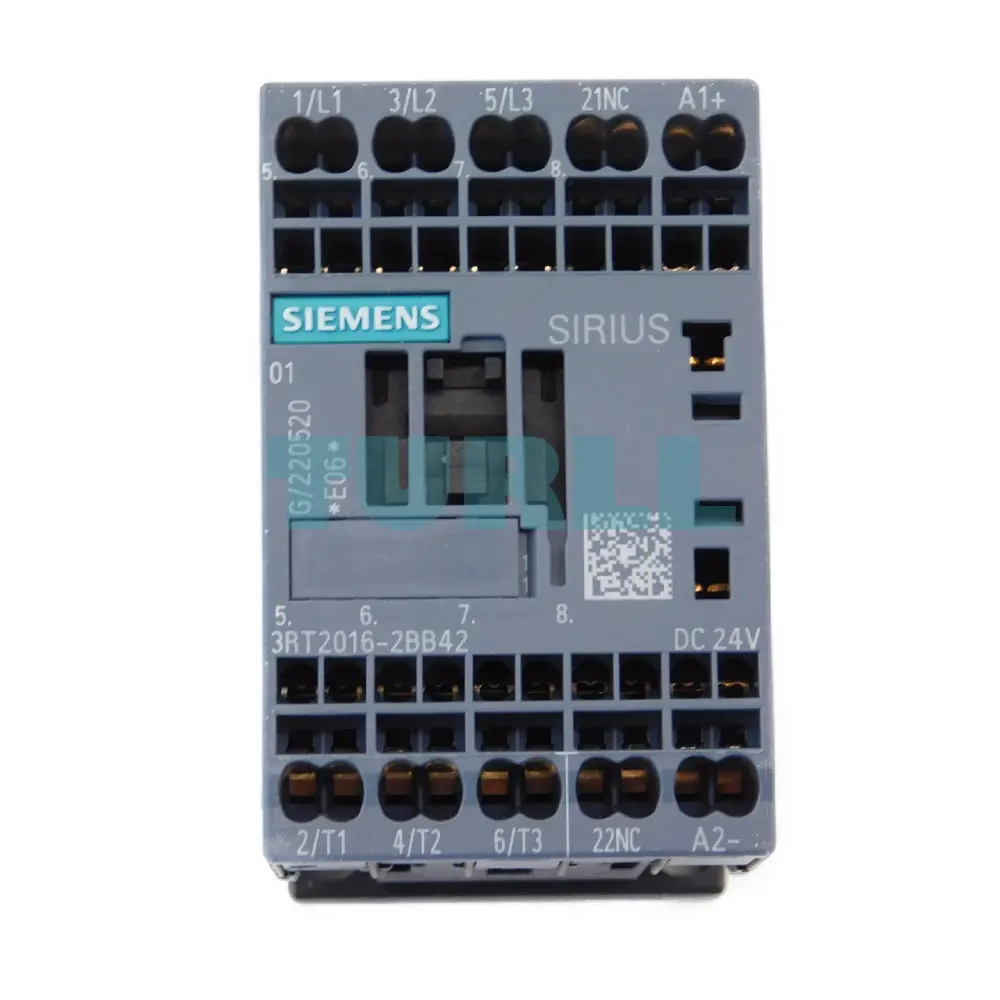 Siemens 3RT2016-2BB42 Power Contactor 3-Pole, 9A, 4kW / 400V, 24V DC Original Brand New 1 Siemens 3RT2016-2BB42 Power Contactor 3-Pole, 9A, 4kW / 400V, 24V DC