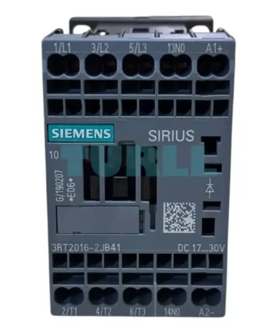 Siemens 3RT2016-2JB41 SIRIUS 3RT2 Power Contactor 9A, 4kW, 24V DC