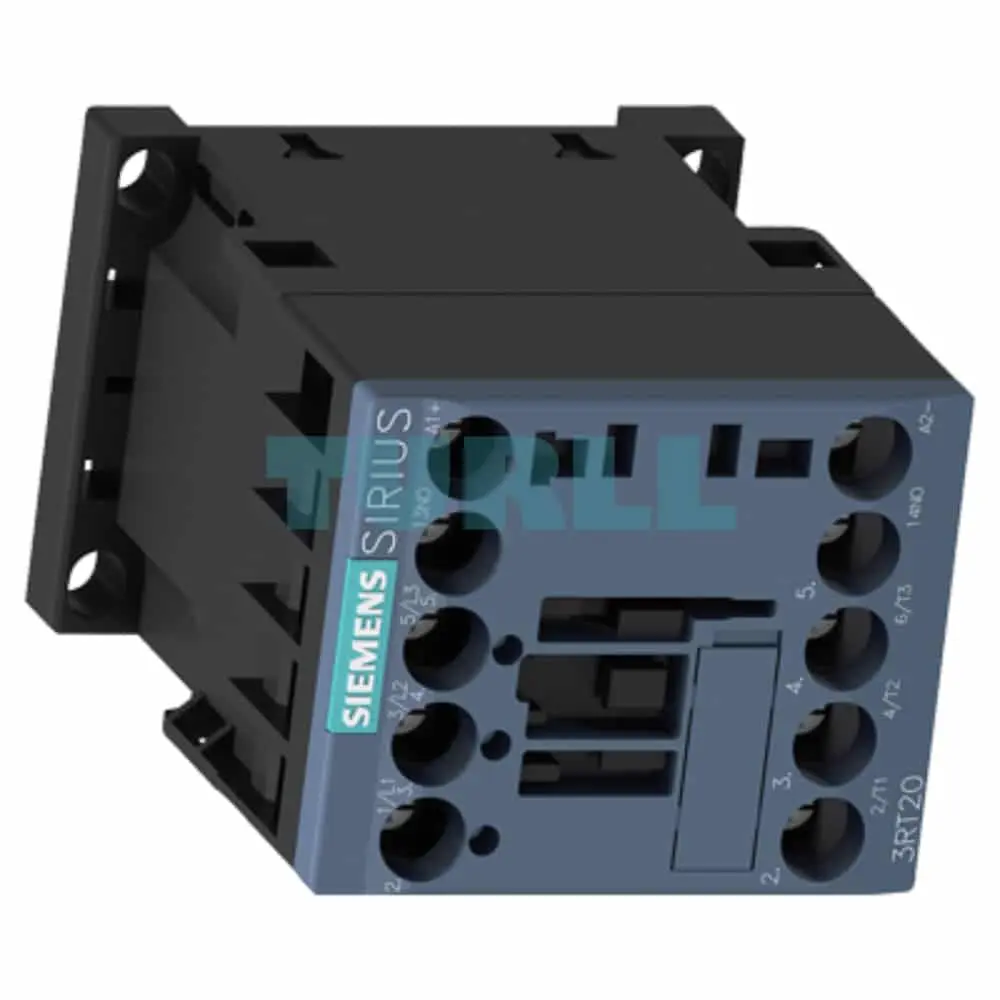 Siemens 3RT2017-1BB41-0CC0 Power Contactor 12A, 5.5kW, 24V DC, with 1 NO Auxiliary Contact and Screw Terminal Original Brand New 2 Siemens 3RT2017-1BB41-0CC0 Power Contactor 12A, 5.5kW, 24V DC, with 1 NO Auxiliary Contact and Screw Terminal