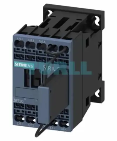Siemens 3RT2017-2KJ82-0LA0 3-Pole Traction Contactor, 12A, 72V DC, 1 NC Aux, SIRIUS Line