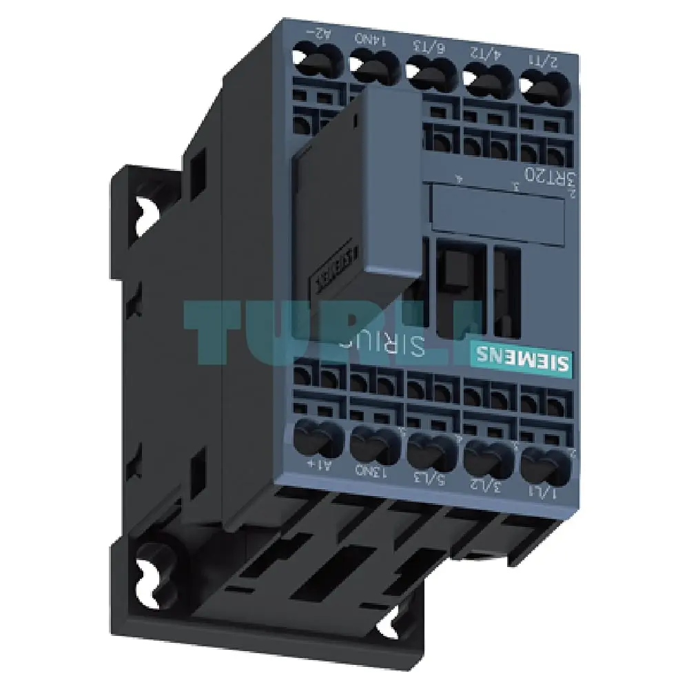 Siemens SIRIUS 3RT2017-2WB41 Power Contactor, 3-Pole, 12A, 5.5kW, 24V DC, S00 Frame Original Brand New 3 Siemens SIRIUS 3RT2017-2WB41 Power Contactor, 3-Pole, 12A, 5.5kW, 24V DC, S00 Frame