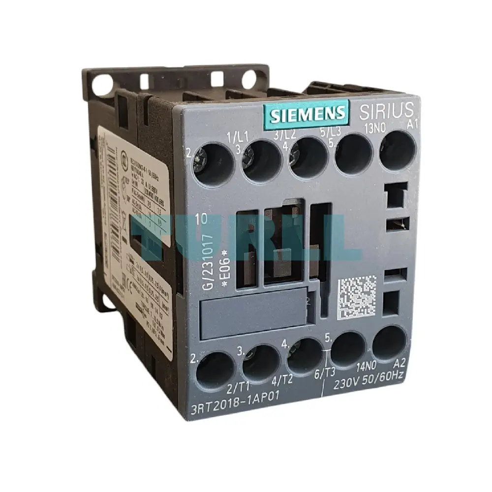 Siemens 3RT2018-1AP01 Power Contactor 16A, AC-3e, 7.5kW, 3-Pole, 230V AC Coil Original Brand New 1 Siemens 3RT2018-1AP01 Power Contactor 16A, AC-3e, 7.5kW, 3-Pole, 230V AC Coil