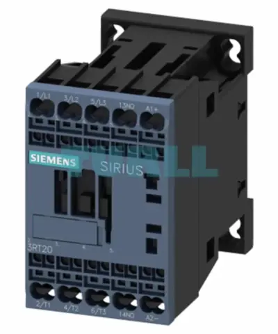 Siemens 3RT2018-2XF41-2LA2 SIRIUS Contactor Traction, 16A, 7.5kW, DC Control, S00 Frame