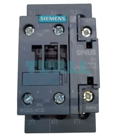 Siemens 3RT2023-1AC20 SIRIUS Power Contactor, 9A, 4kW, 24V AC, S0