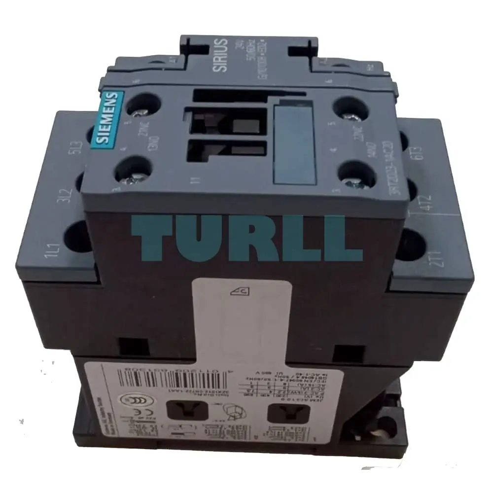 Siemens 3RT2023-1AC20 SIRIUS Power Contactor, 9A, 4kW, 24V AC, S0 Original Brand New 3 Siemens 3RT2023-1AC20 SIRIUS Power Contactor, 9A, 4kW, 24V AC, S0