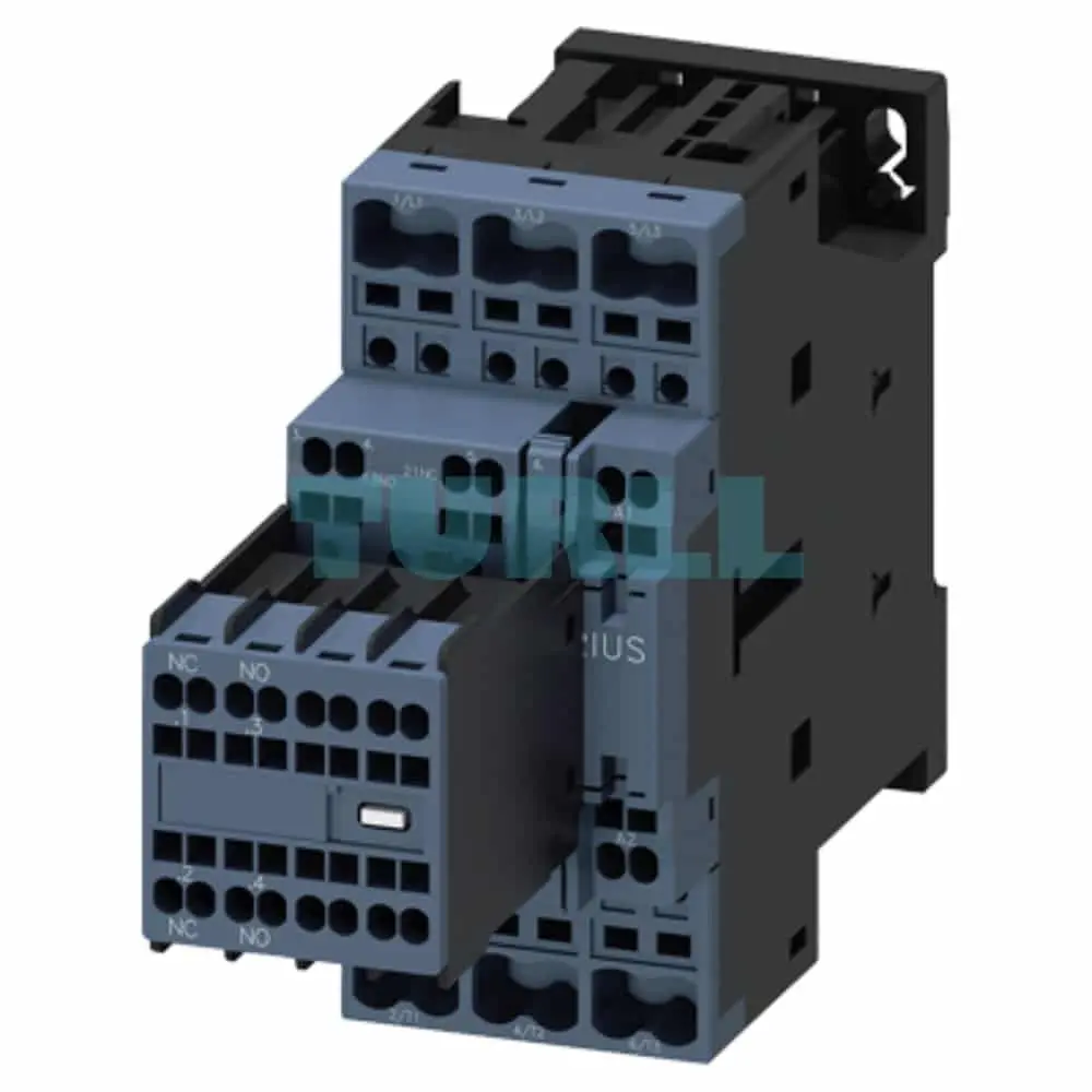 Siemens 3RT2023-2AB04 Power Contactor 9A, 4kW, 24V AC, 2 NO + 2 NC Aux, Spring-Loaded Terminal Original Brand New 1 Siemens 3RT2023-2AB04 Power Contactor 9A, 4kW, 24V AC, 2 NO + 2 NC Aux, Spring-Loaded Terminal