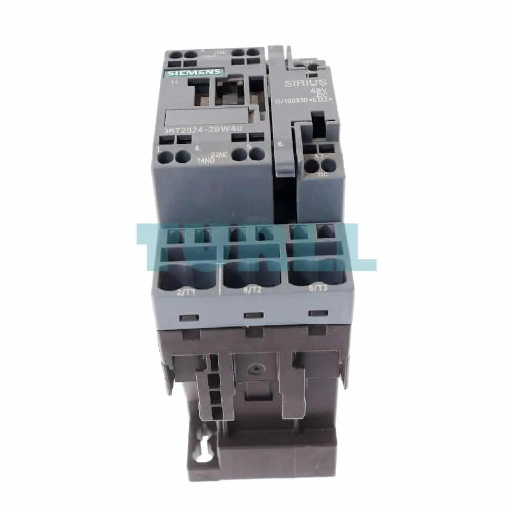 Siemens 3RT2024-2BW40 SIRIUS Power Contactor, 12A, 5.5kW, 48V DC Coil, Size S0 Original Brand New 6 Siemens 3RT2024-2BW40 SIRIUS Power Contactor, 12A, 5.5kW, 48V DC Coil, Size S0