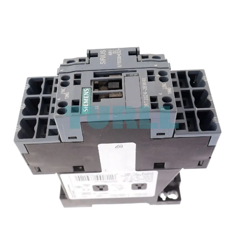 Siemens 3RT2024-2BW40 SIRIUS Power Contactor, 12A, 5.5kW, 48V DC Coil, Size S0 Original Brand New 4 Siemens 3RT2024-2BW40 SIRIUS Power Contactor, 12A, 5.5kW, 48V DC Coil, Size S0