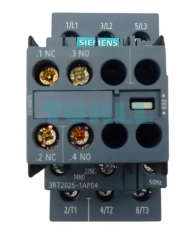 Siemens 3RT2025-1AP04 Power Contactor 17A, 7.5kW, 230V AC, 2NO+2NC, Screw Terminal, Size S0