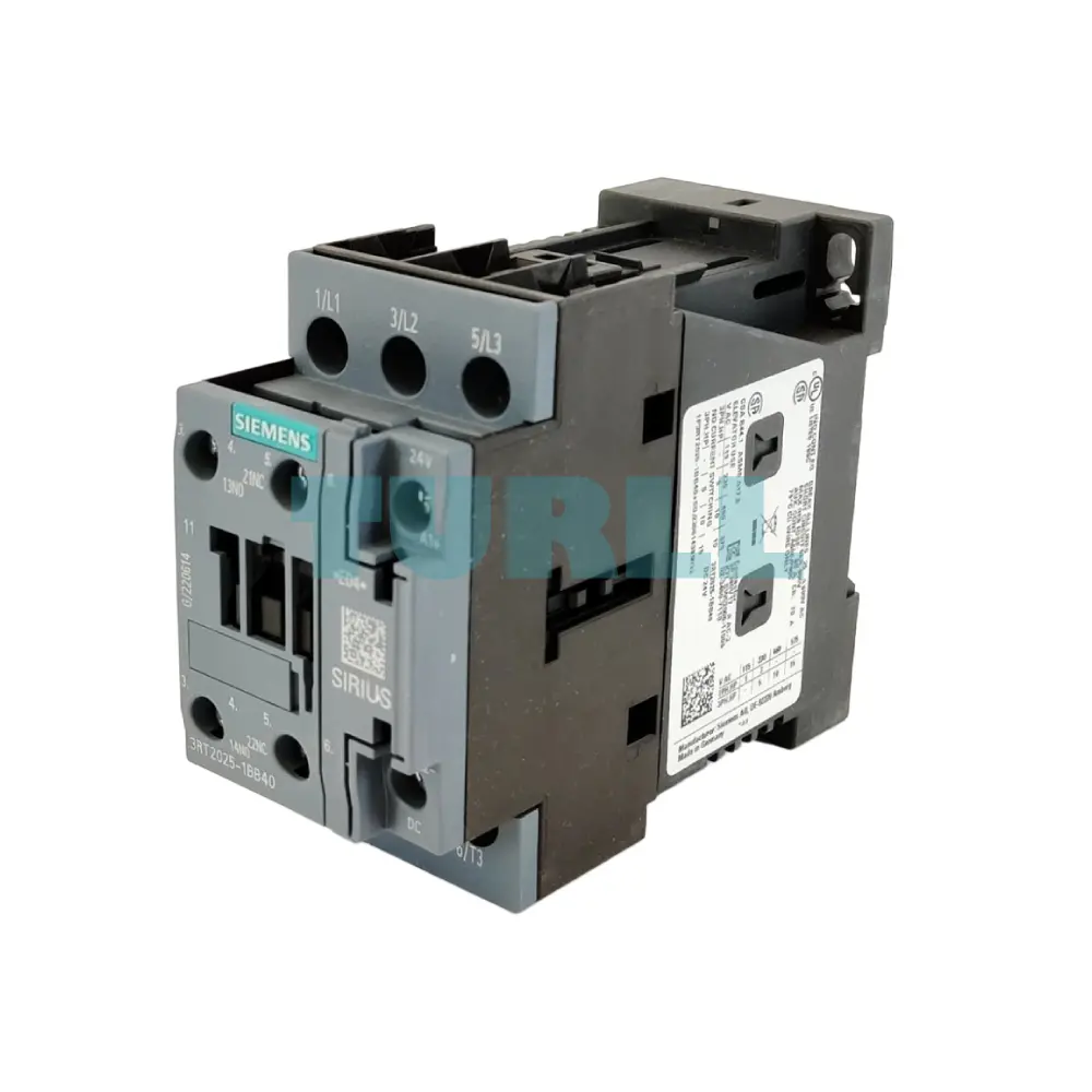 Siemens 3RT2025-1BB40 Power Contactor 17A, 7.5kW, 3-Pole, 24V DC, S0 Size Original Brand New 1 Siemens 3RT2025-1BB40 Power Contactor 17A, 7.5kW, 3-Pole, 24V DC, S0 Size