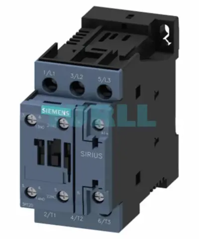 Siemens 3RT2025-1DB40 SIRIUS Power Contactor, 17A, 7.5kW, 24V DC Coil, Size S0