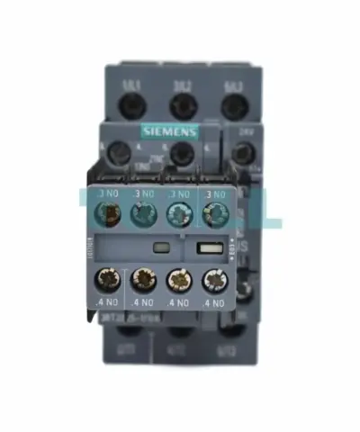 Siemens 3RT2025-1FB40 SIRIUS Power Contactor, 17A, 7.5kW, 24V DC, S0 Size, 1 NO + 1 NC Aux Contacts
