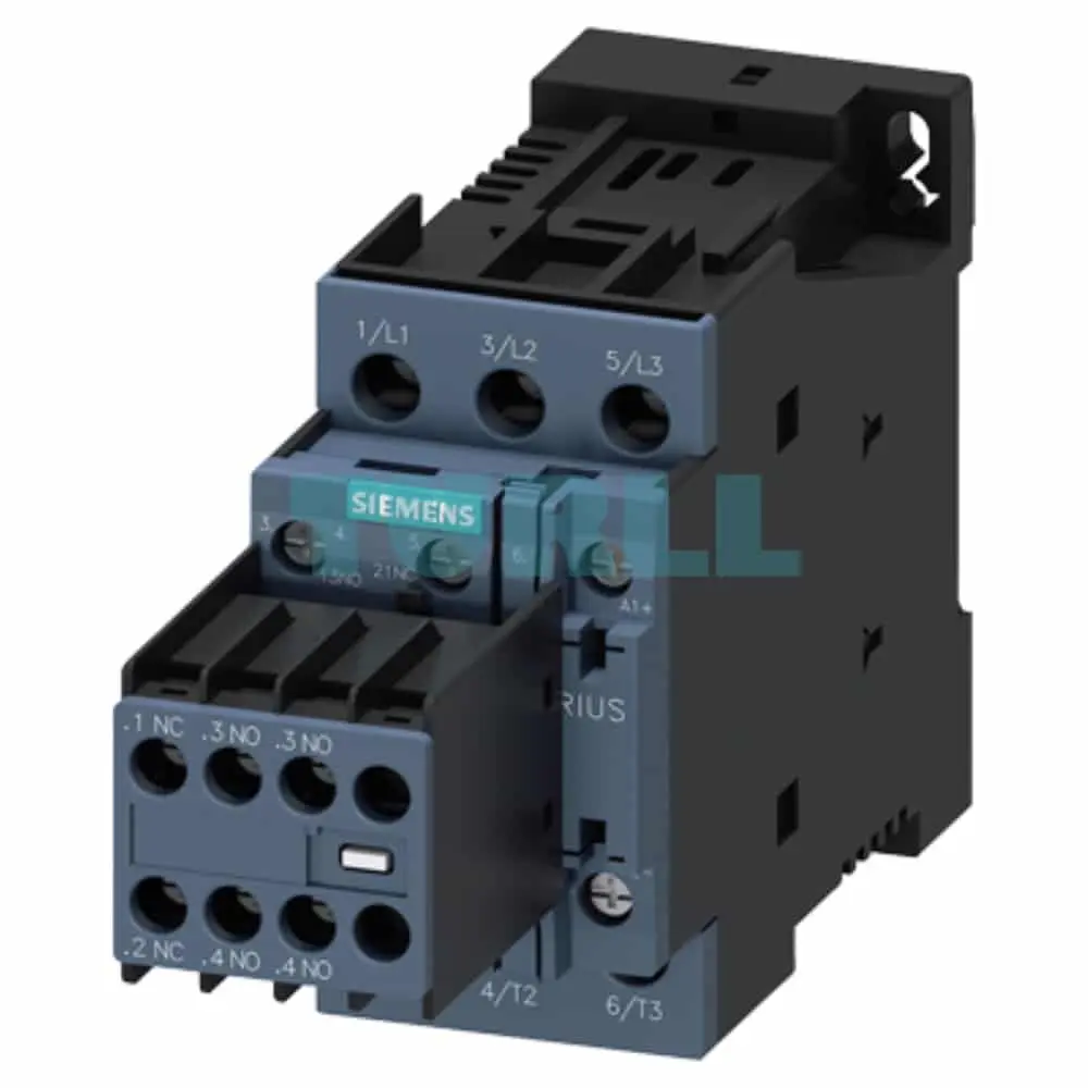 Siemens 3RT2025-1FB48-0ME1 SIRIUS Power Contactor, 17A, 7.5kW, 24V DC, 3 NO + 2 NC Aux Contacts, Size S0 Original Brand New 1 Siemens 3RT2025-1FB48-0ME1 SIRIUS Power Contactor, 17A, 7.5kW, 24V DC, 3 NO + 2 NC Aux Contacts, Size S0