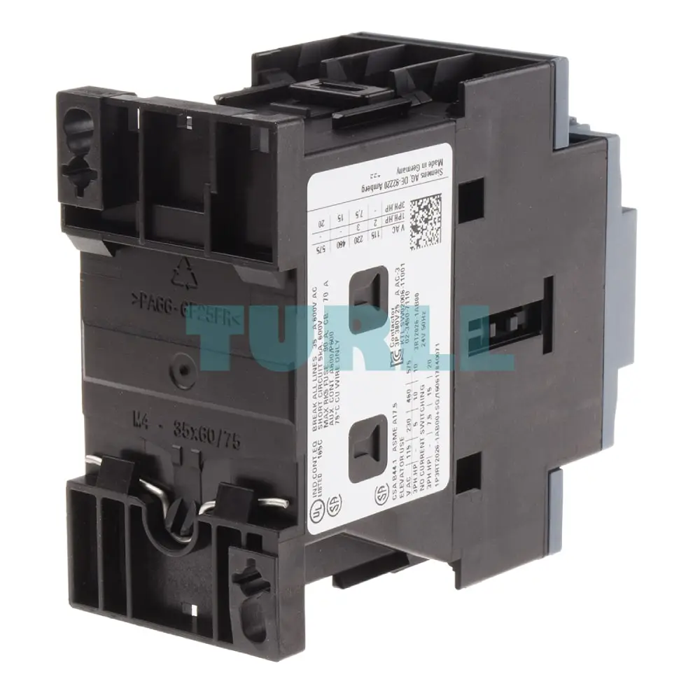 Siemens 3RT2026-1AB00 SIRIUS Power Contactor 25A, 11kW, 24V AC Control, Size S0 Original Brand New 4 Siemens 3RT2026-1AB00 SIRIUS Power Contactor 25A, 11kW, 24V AC Control, Size S0