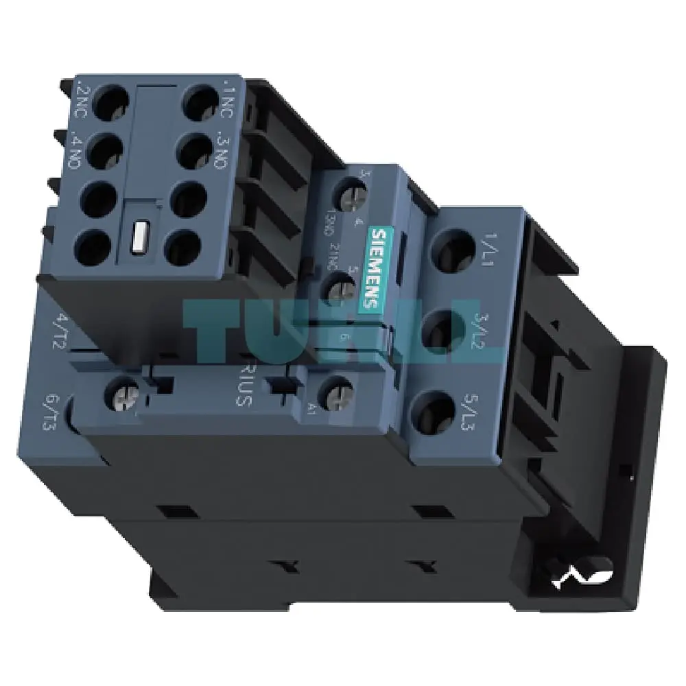 Siemens SIRIUS 3RT2026-1AD04 Power Contactor 25A, 11kW, 42V AC, 2NO+2NC Aux Contacts Original Brand New 4 Siemens SIRIUS 3RT2026-1AD04 Power Contactor 25A, 11kW, 42V AC, 2NO+2NC Aux Contacts