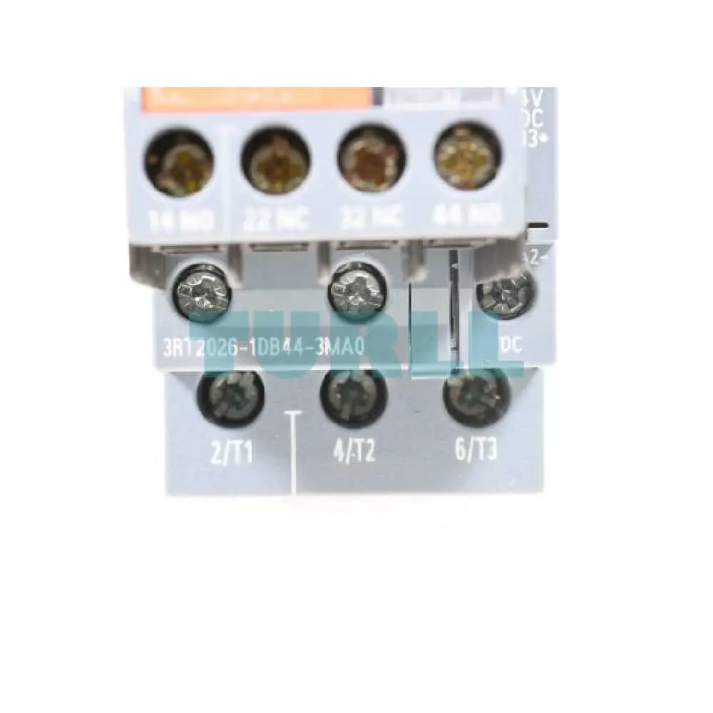 Siemens 3RT2026-1DB44-3MA0 SIRIUS Power Contactor, Size S0, 25A, 11kW, 24V DC, 2NO + 2NC Aux Contacts Original Brand New 2 Siemens 3RT2026-1DB44-3MA0 SIRIUS Power Contactor, Size S0, 25A, 11kW, 24V DC, 2NO + 2NC Aux Contacts