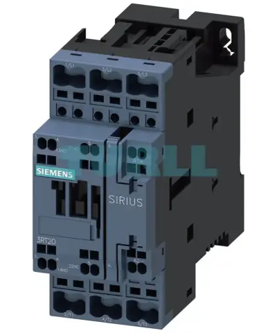 Siemens SIRIUS 3RT2026-2KA40 Power Contactor 25A, 11kW, 12V DC, S0 Frame