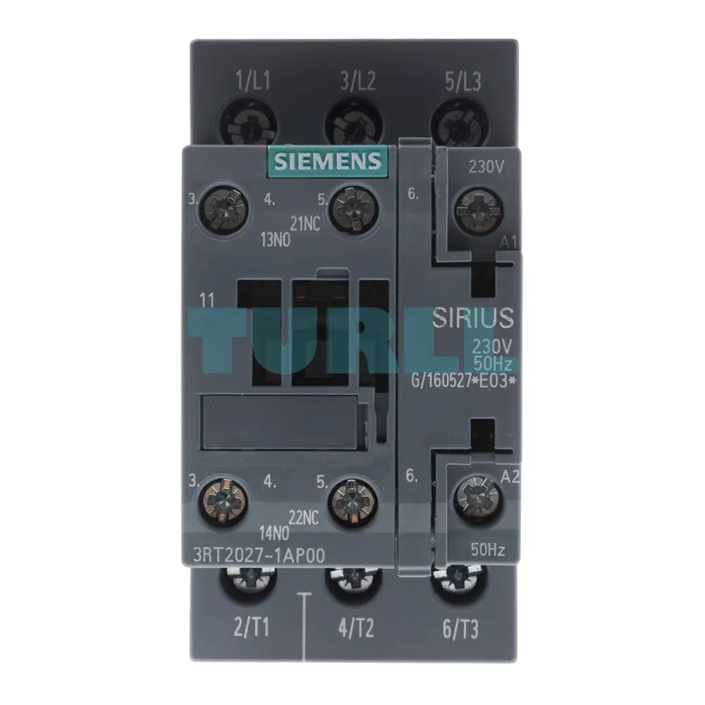 Siemens 3RT2027-1AP00 Power Contactor 32A, 3-Pole, 230V AC, 15kW Original Brand New 1 Siemens 3RT2027-1AP00 Power Contactor 32A, 3-Pole, 230V AC, 15kW