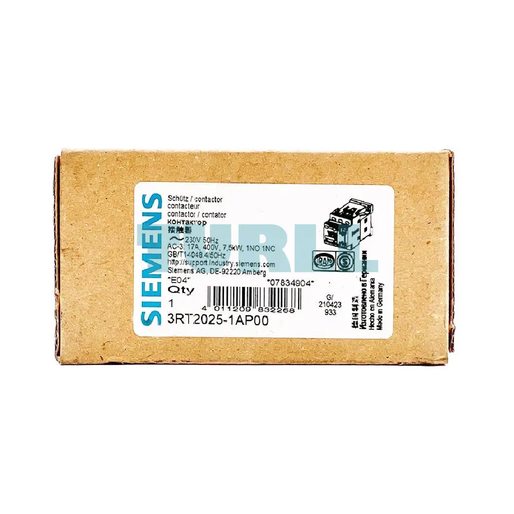 Siemens 3RT2027-1AP00 Power Contactor 32A, 3-Pole, 230V AC, 15kW Original Brand New 4 Siemens 3RT2027-1AP00 Power Contactor 32A, 3-Pole, 230V AC, 15kW