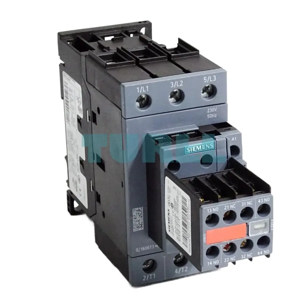 Siemens SIRIUS 3RT2035-1AP04 Power Contactor AC-3e/AC-3, 41A, 18.5kW, 2NO+2NC, 230V AC Coil, Screw Terminal Original Brand New 1 Siemens SIRIUS 3RT2035-1AP04 Power Contactor AC-3e/AC-3, 41A, 18.5kW, 2NO+2NC, 230V AC Coil, Screw Terminal