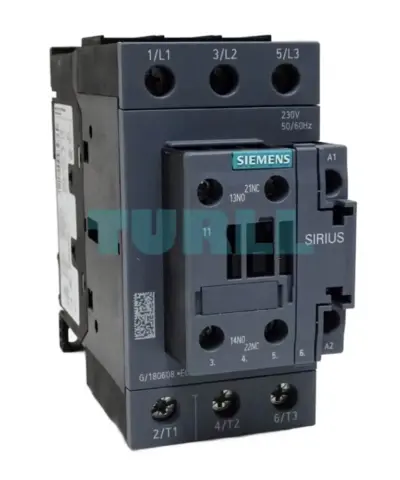 Siemens 3RT2036-1AL20 SIRIUS Power Contactor AC-3e/AC-3, 51 A, 22 kW, 230 V AC Coil, Size S2