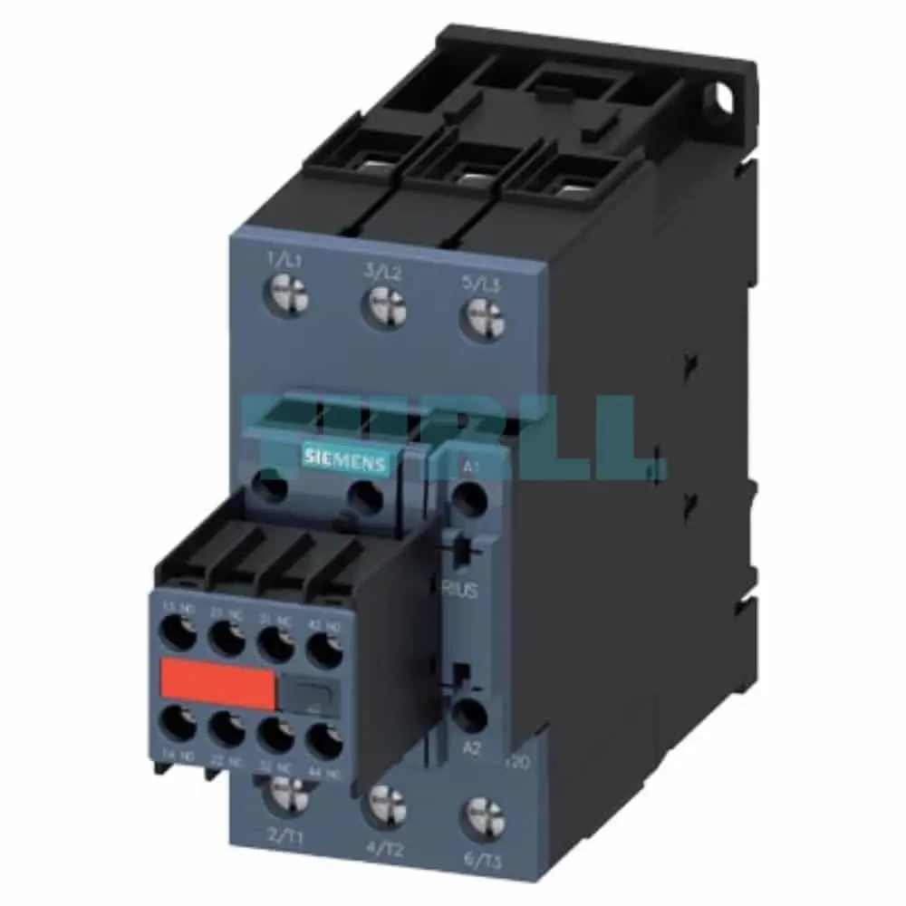 Siemens SIRIUS 3RT2036-1NB34-3MA0 Power Contactor 51A, 22kW, 20-33V AC/DC Coil, S2 Size, 2 NO + 2 NC Aux Contacts, Screw Terminal Original Brand New 1 Siemens SIRIUS 3RT2036-1NB34-3MA0 Power Contactor 51A, 22kW, 20-33V AC/DC Coil, S2 Size, 2 NO + 2 NC Aux Contacts, Screw Terminal