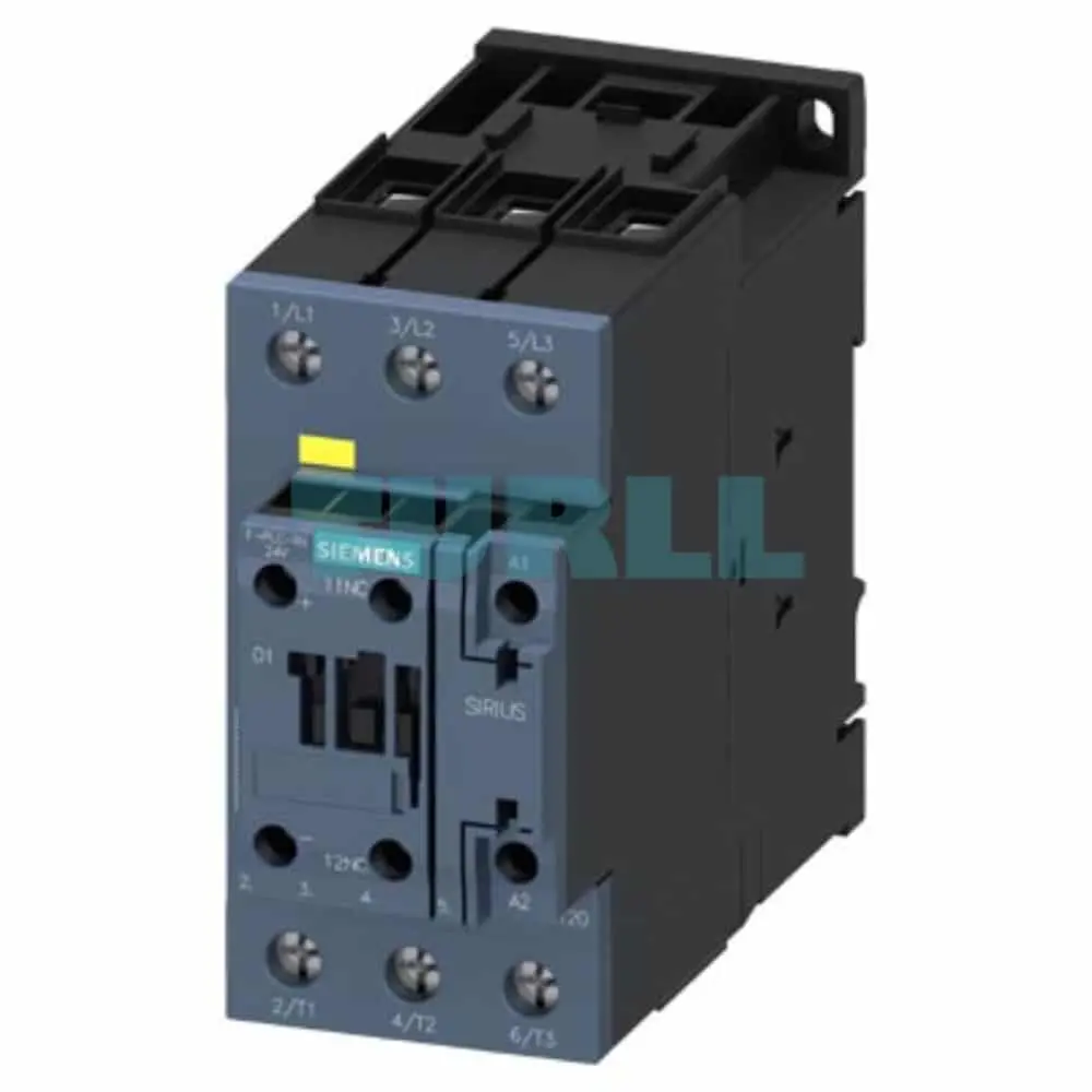 Siemens SIRIUS 3RT2036-1SB30 Power Contactor 51A, 22kW, 21-33V AC/DC, Size S2 with Integrated Varistor and F-PLC-IN Original Brand New 1 Siemens SIRIUS 3RT2036-1SB30 Power Contactor 51A, 22kW, 21-33V AC/DC, Size S2 with Integrated Varistor and F-PLC-IN