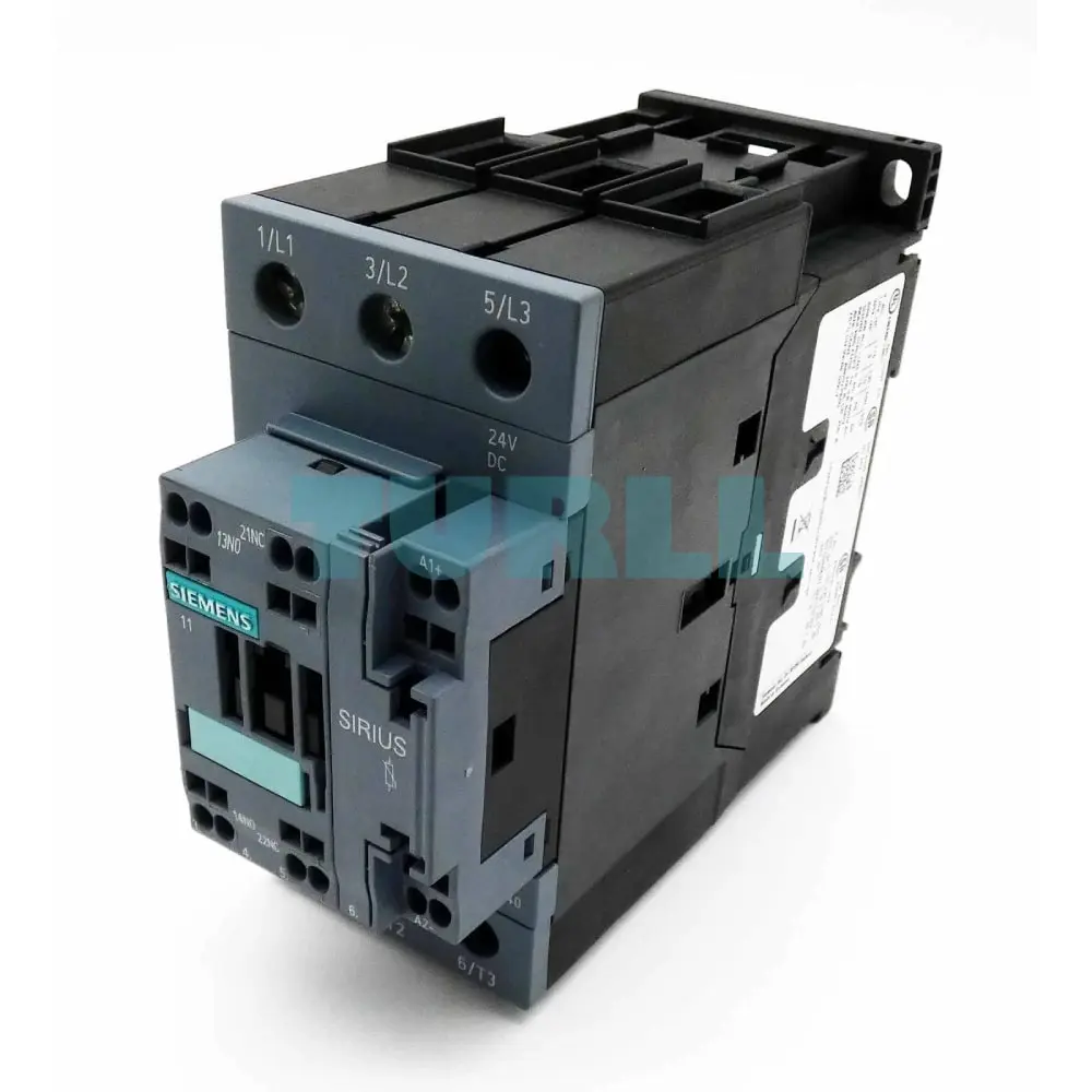 Siemens SIRIUS 3RT2036-3KB40 Power Contactor 51A, 22kW, 24V DC with Varistor Original Brand New 4 Siemens SIRIUS 3RT2036-3KB40 Power Contactor 51A, 22kW, 24V DC with Varistor