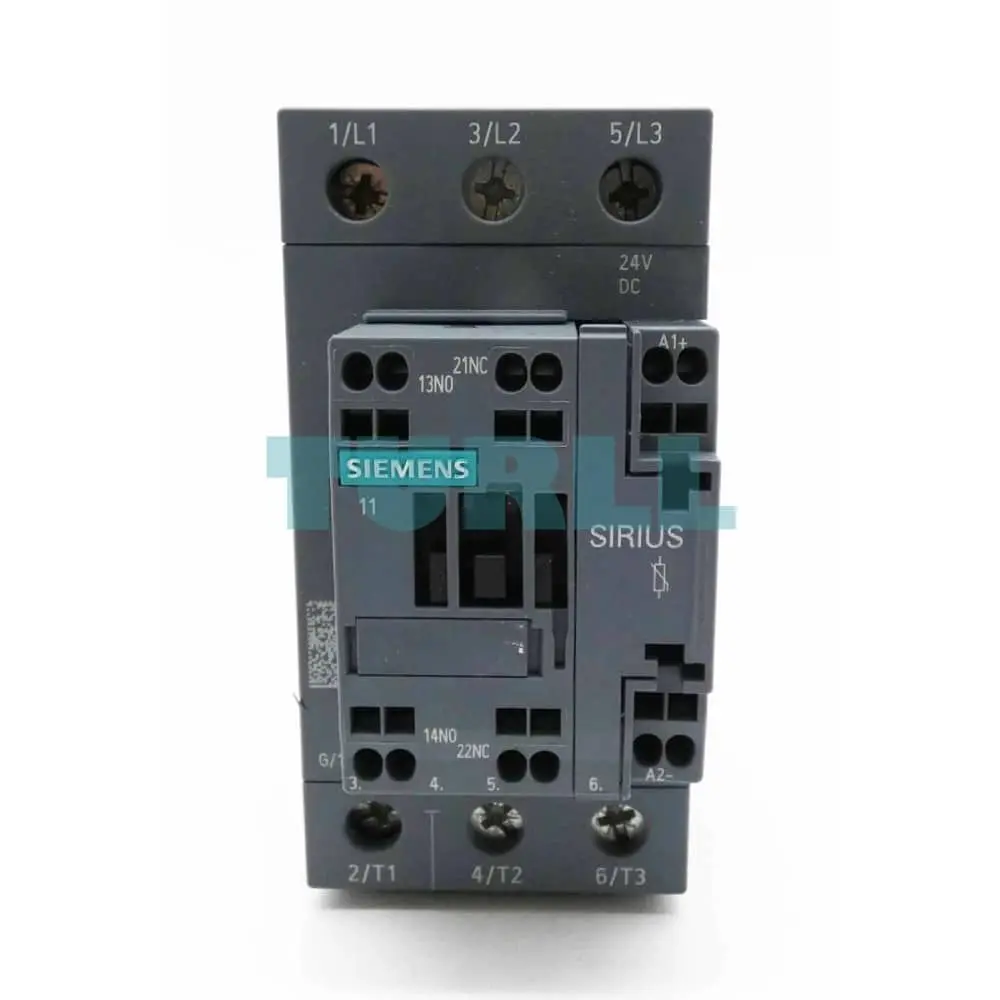Siemens SIRIUS 3RT2036-3KB40 Power Contactor 51A, 22kW, 24V DC with Varistor Original Brand New 1 Siemens SIRIUS 3RT2036-3KB40 Power Contactor 51A, 22kW, 24V DC with Varistor