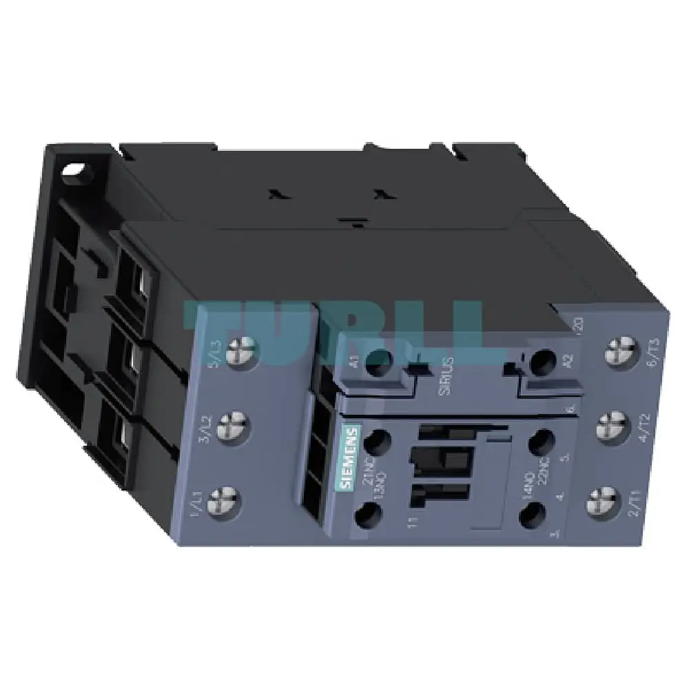 Siemens 3RT2038-1AQ20 SIRIUS Power Contactor, 80A, 37kW (AC-3), 3-Pole, Size S2 - Screw Terminal Original Brand New 2 Siemens 3RT2038-1AQ20 SIRIUS Power Contactor, 80A, 37kW (AC-3), 3-Pole, Size S2 - Screw Terminal