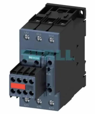 Siemens 3RT2038-1NB34-3MA0 SIRIUS Power Contactor, 80 A, 37 kW, S2 Size, with Varistor and 2 NO + 2 NC Aux Contacts