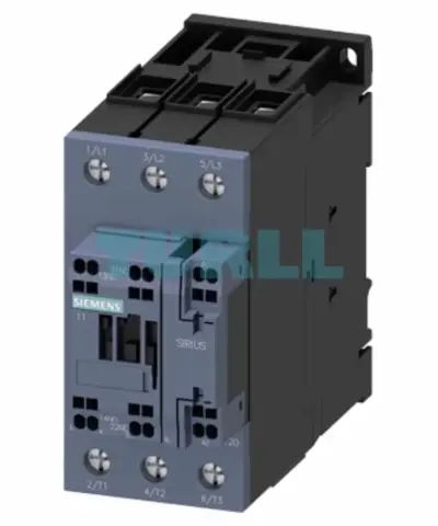Siemens 3RT2038-3AF00 SIRIUS 3RT2 Power Contactor, 80A, 37kW, 110V AC Coil, S2 Frame