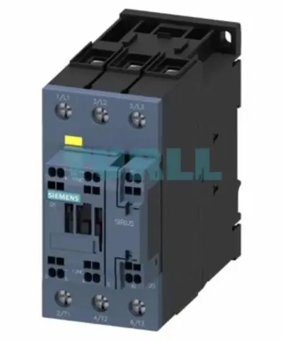 Siemens 3RT2038-3SB30 SIRIUS S2 Power Contactor, 80A, 37kW, 21-33V AC/DC, 1NC Auxiliary, Screw/Spring-Loaded Terminal