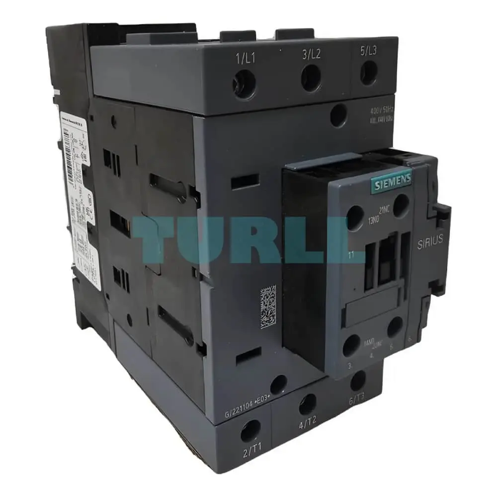 Siemens SIRIUS 3RT2045-1AR60 Power Contactor, 3-Pole, 80A, 37 kW, 400V AC, S3 Size Original Brand New 3 Siemens SIRIUS 3RT2045-1AR60 Power Contactor, 3-Pole, 80A, 37 kW, 400V AC, S3 Size