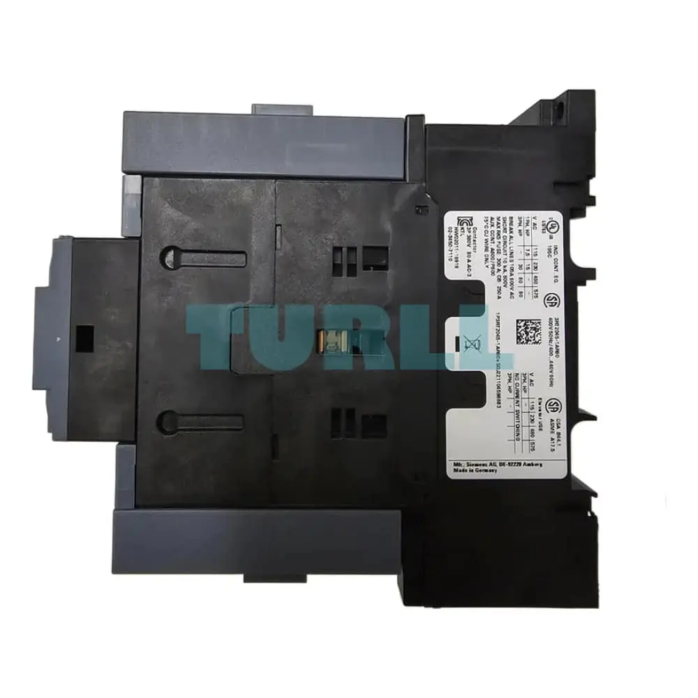 Siemens SIRIUS 3RT2045-1AR60 Power Contactor, 3-Pole, 80A, 37 kW, 400V AC, S3 Size Original Brand New 6 Siemens SIRIUS 3RT2045-1AR60 Power Contactor, 3-Pole, 80A, 37 kW, 400V AC, S3 Size