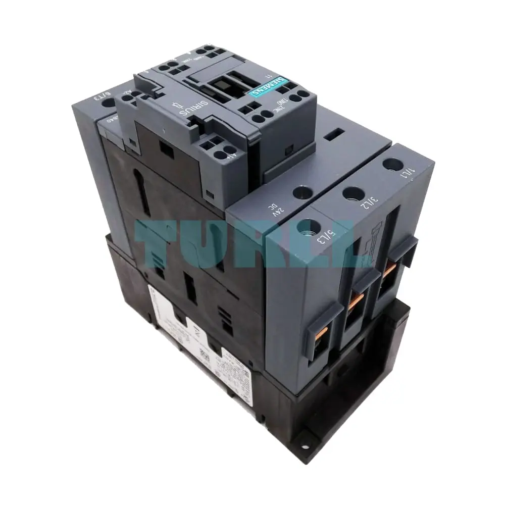 Siemens SIRIUS 3RT2046-3KB40 Power Contactor, Size S3, 95A, 45kW, 24V DC, with Integrated Varistor Original Brand New 3 Siemens SIRIUS 3RT2046-3KB40 Power Contactor, Size S3, 95A, 45kW, 24V DC, with Integrated Varistor