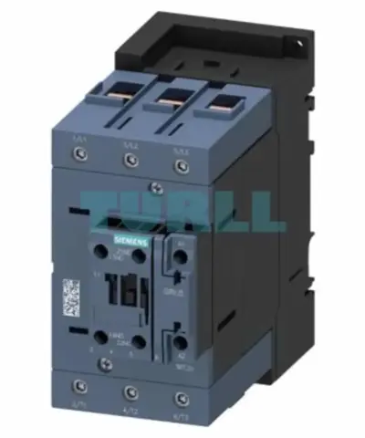 Siemens 3RT2047-1AK60 SIRIUS 3RT2 Power Contactor, 110A, 55kW, 110/120V AC Coil, S3 Size