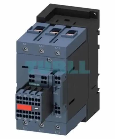 Siemens SIRIUS 3RT2047-3CF04-3MA0 Power Contactor 110 A, 55 kW, 110 V AC, S3 with Varistor