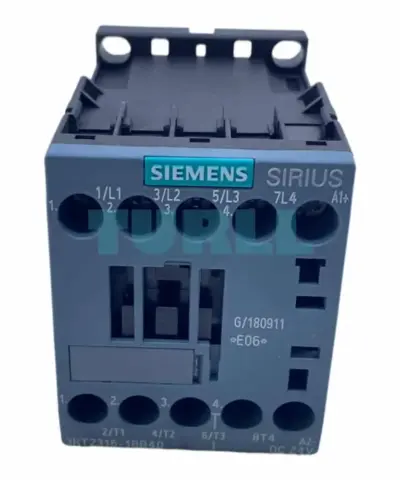 Siemens SIRIUS 3RT2316-1BB40 Contactor 4-Pole, AC-1, 18A, 24V DC, S00 Screw Terminal