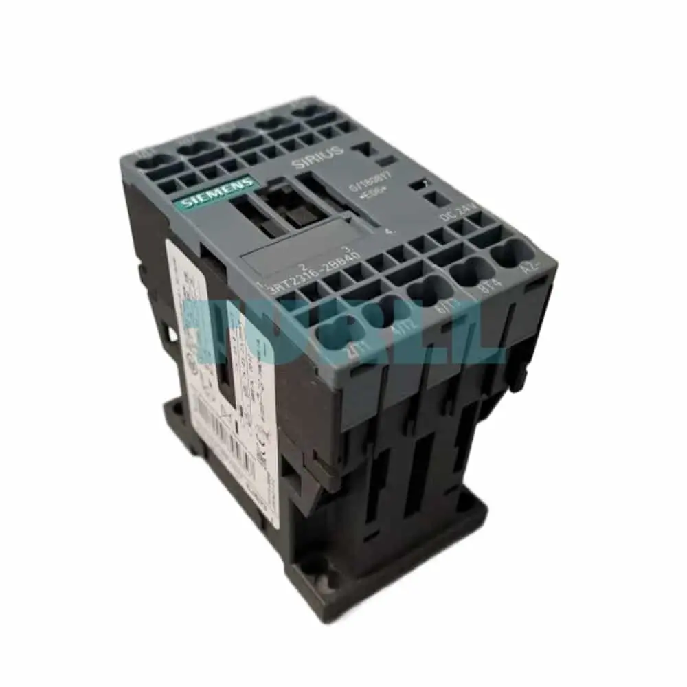 Siemens SIRIUS 3RT2316-2BB40 Contactor 4-Pole AC-1, 18A, 24V DC, Spring-Loaded Terminal, Size S00 Original Brand New 4 Siemens SIRIUS 3RT2316-2BB40 Contactor 4-Pole AC-1, 18A, 24V DC, Spring-Loaded Terminal, Size S00