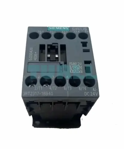 Siemens SIRIUS 3RT2317-1BB40 Contactor 4-Pole, 22A (AC-1), 24V DC Coil, Screw Terminal, Size S00