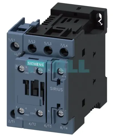 Siemens 3RT2325-1BG40 Contactor 4-Pole, AC-1, 35A, 125V DC Coil, Screw Terminals, S0