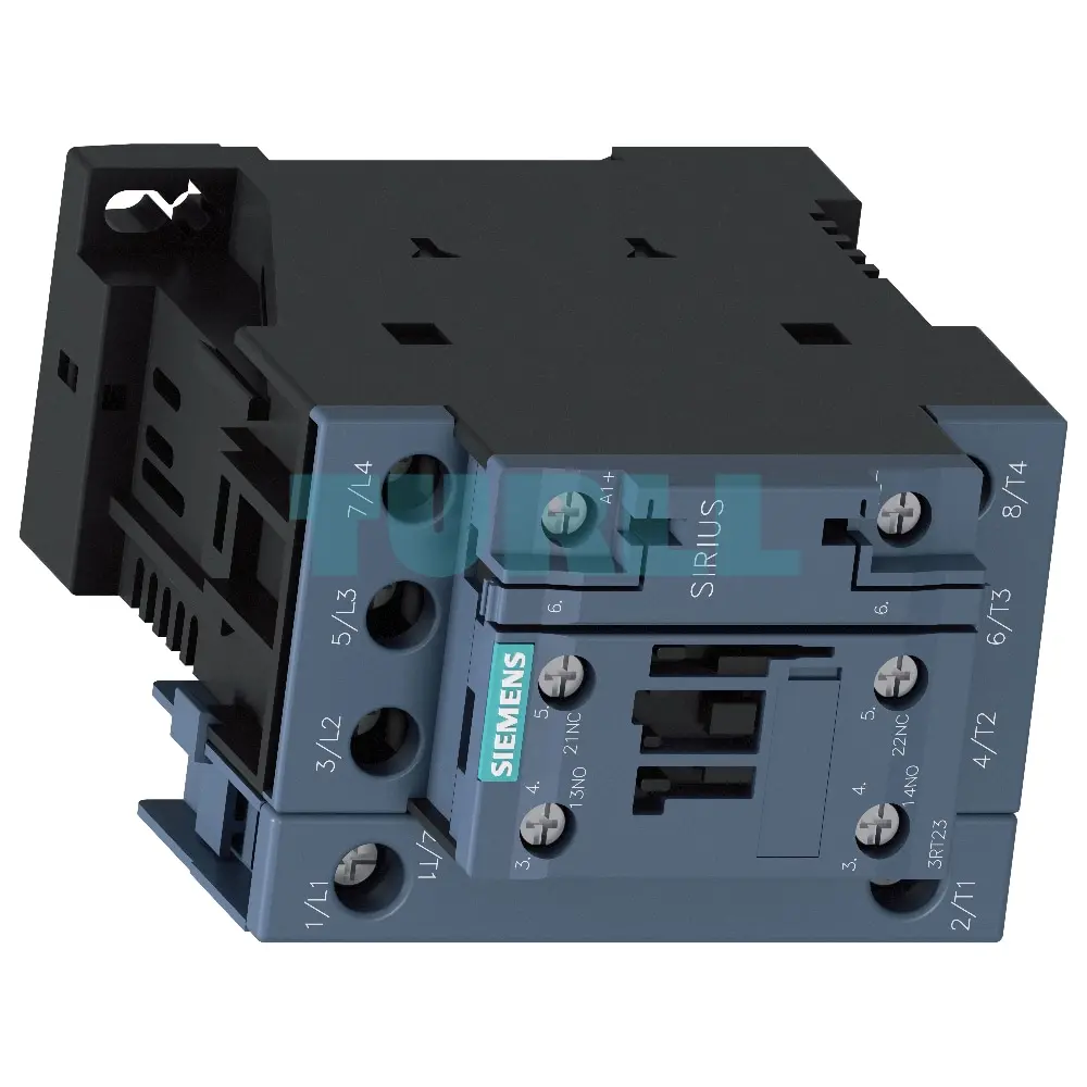 Siemens 3RT2325-1BG40 Contactor 4-Pole, AC-1, 35A, 125V DC Coil, Screw Terminals, S0 Original Brand New 2 Siemens 3RT2325-1BG40 Contactor 4-Pole, AC-1, 35A, 125V DC Coil, Screw Terminals, S0