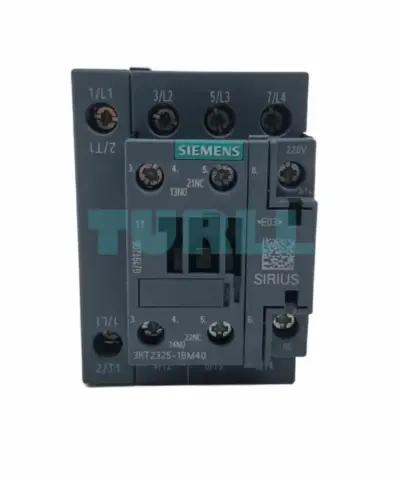 Siemens 3RT2325-1BM40 Contactor 4-Pole, 35A, 220V DC, Size S0
