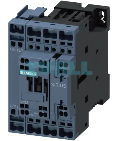 Siemens SIRIUS 3RT2326-2BF40 Contactor 4-Pole AC-1, 40A, 110V DC Coil, Spring-Loaded Terminal