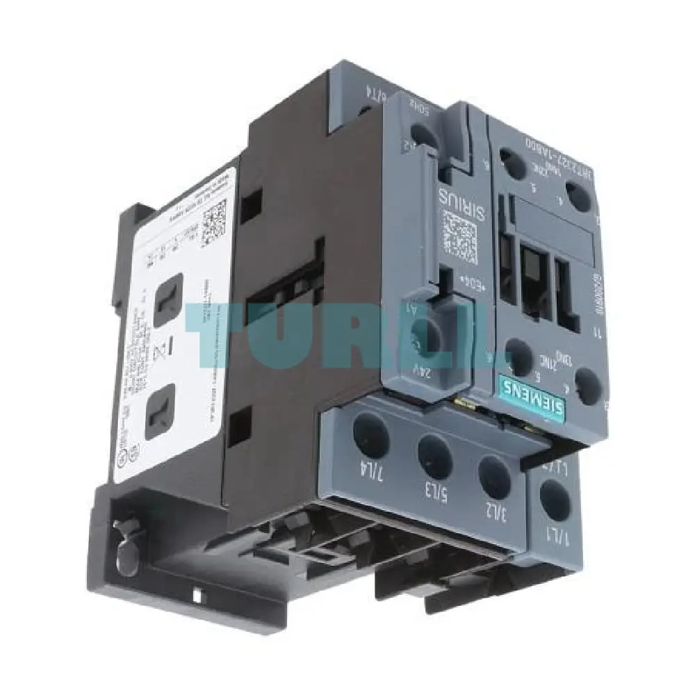 Siemens SIRIUS 3RT2327-1AB00 4-Pole AC-1 Contactor, 50A, 24V AC, S0 Size, Screw Terminal Original Brand New 3 Siemens SIRIUS 3RT2327-1AB00 4-Pole AC-1 Contactor, 50A, 24V AC, S0 Size, Screw Terminal
