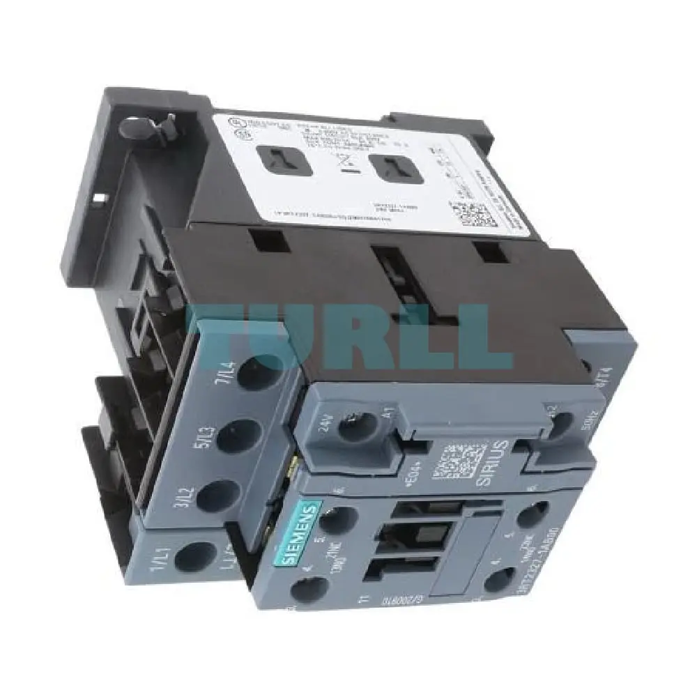 Siemens SIRIUS 3RT2327-1AB00 4-Pole AC-1 Contactor, 50A, 24V AC, S0 Size, Screw Terminal Original Brand New 2 Siemens SIRIUS 3RT2327-1AB00 4-Pole AC-1 Contactor, 50A, 24V AC, S0 Size, Screw Terminal