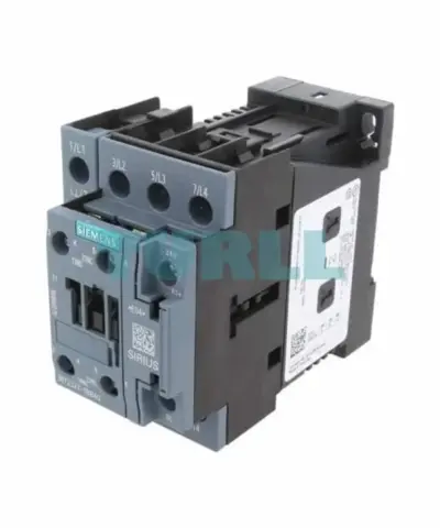 Siemens 3RT2327-1BB40 Contactor AC-1, 50A, 4-Pole, 24V DC, S0 Size Screw Terminal